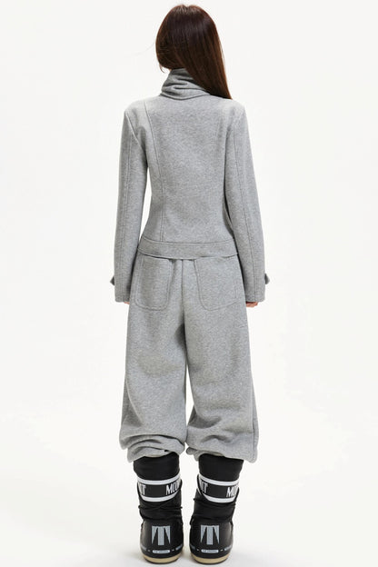 Retro Woolen Scarf Coat