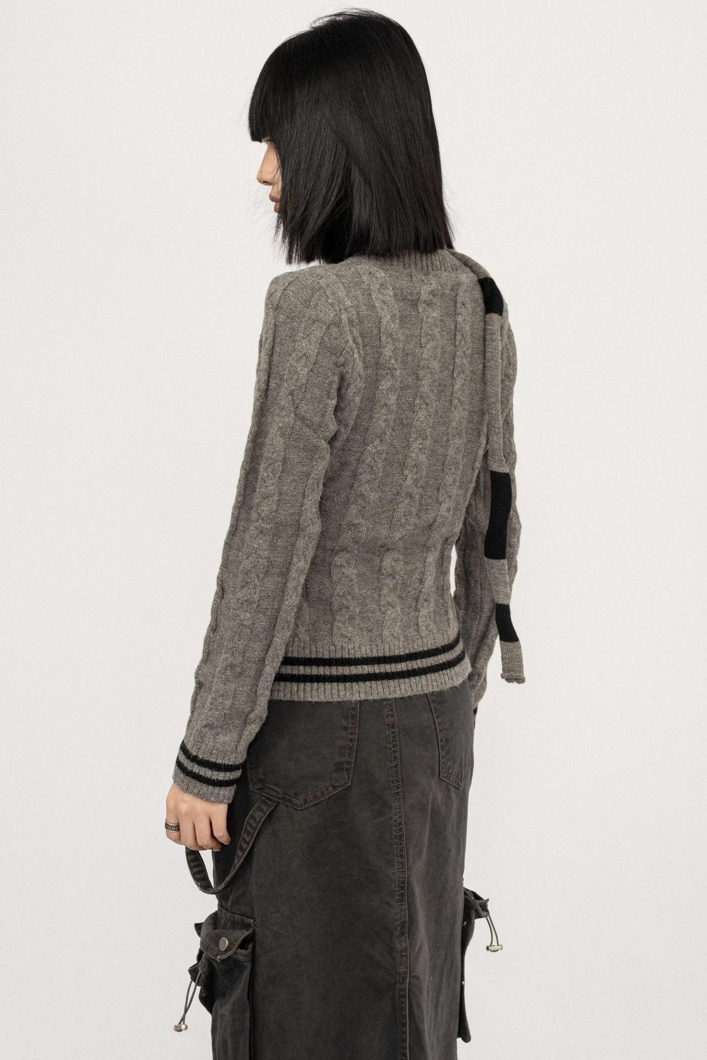 Vintage Spice Girl V-Neck Sweater