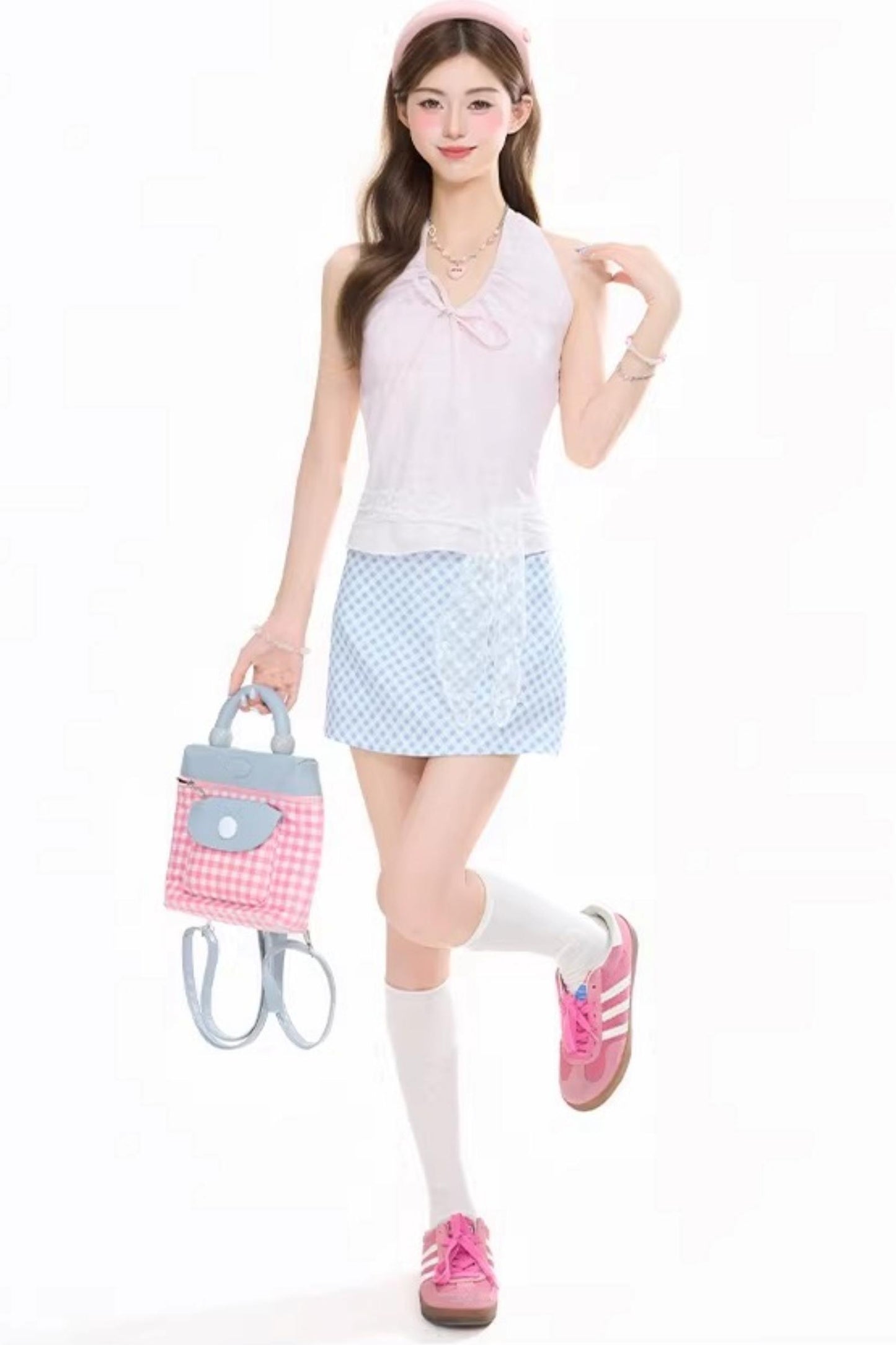 Bowknot Halter Camisole Top