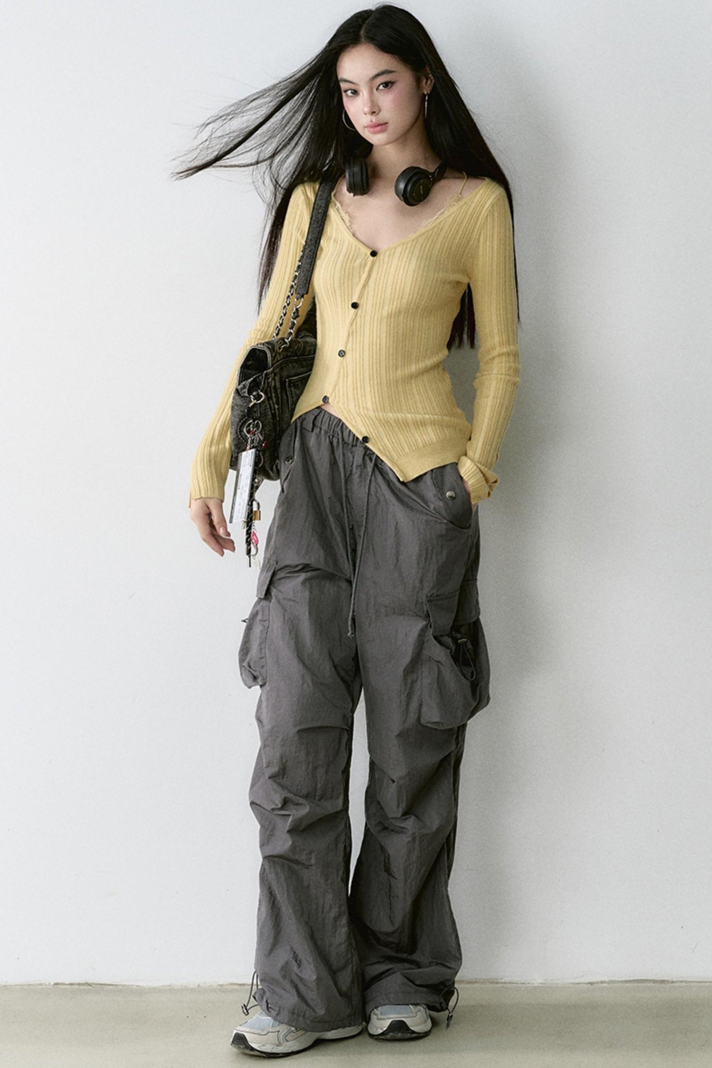 Large Pocket Loose Fit Cargo Pants