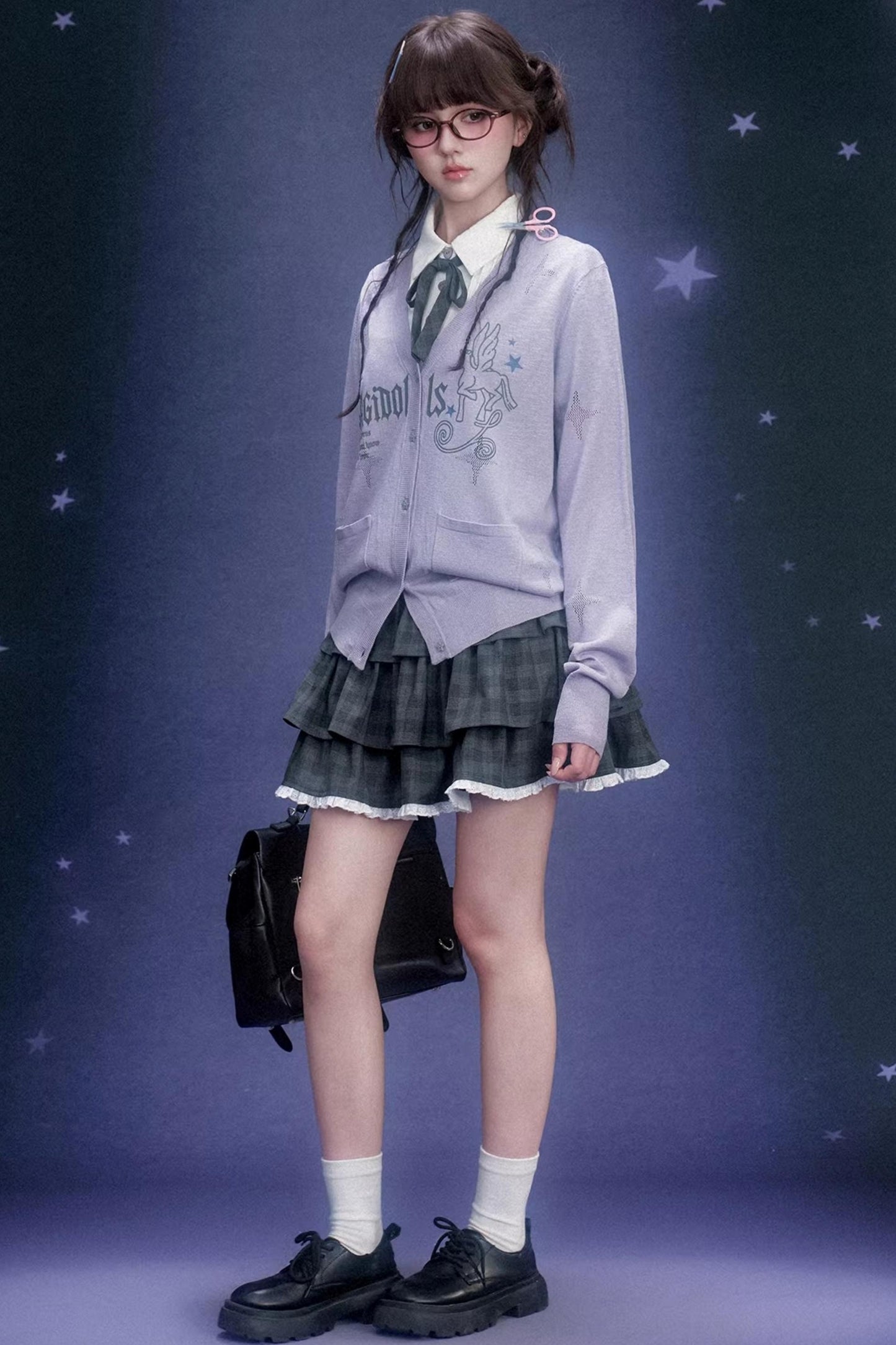 Celestial River Knit Cardigan Set