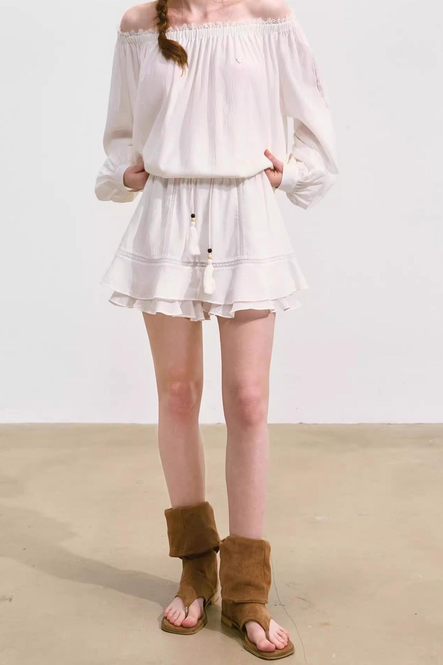 Chill Lace Sunscreen Skirt Set-Up