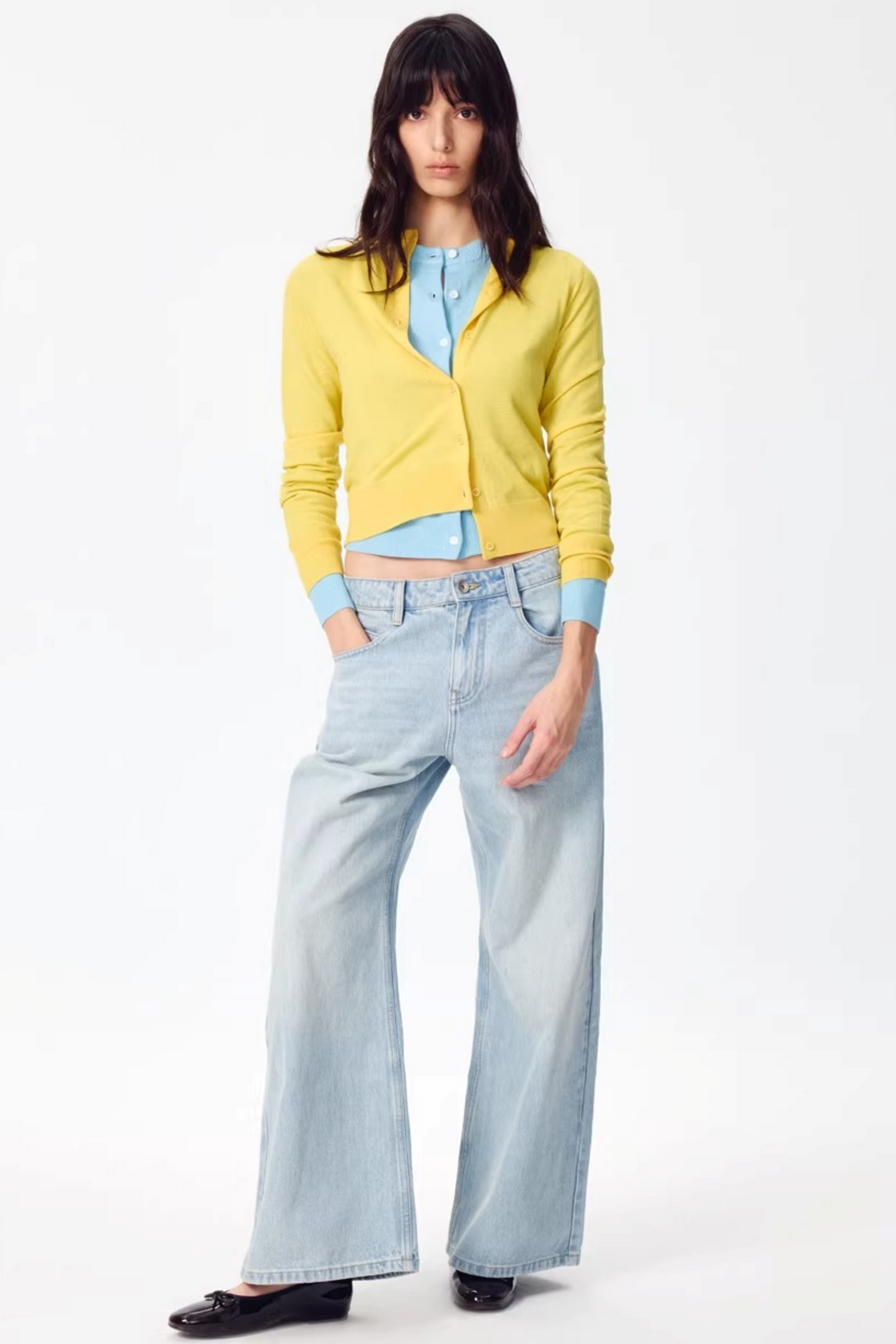 Retro Wool Colorful Cardigan Sweater