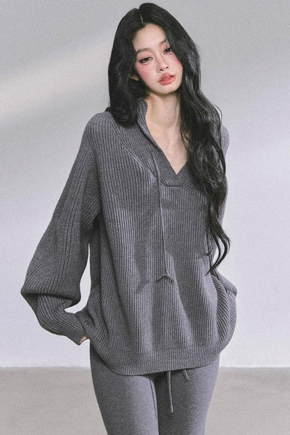 Lazy Style Knitted Suit Set-Up