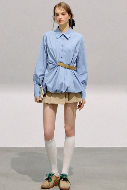 College Sweetheart Fluffy Shirt