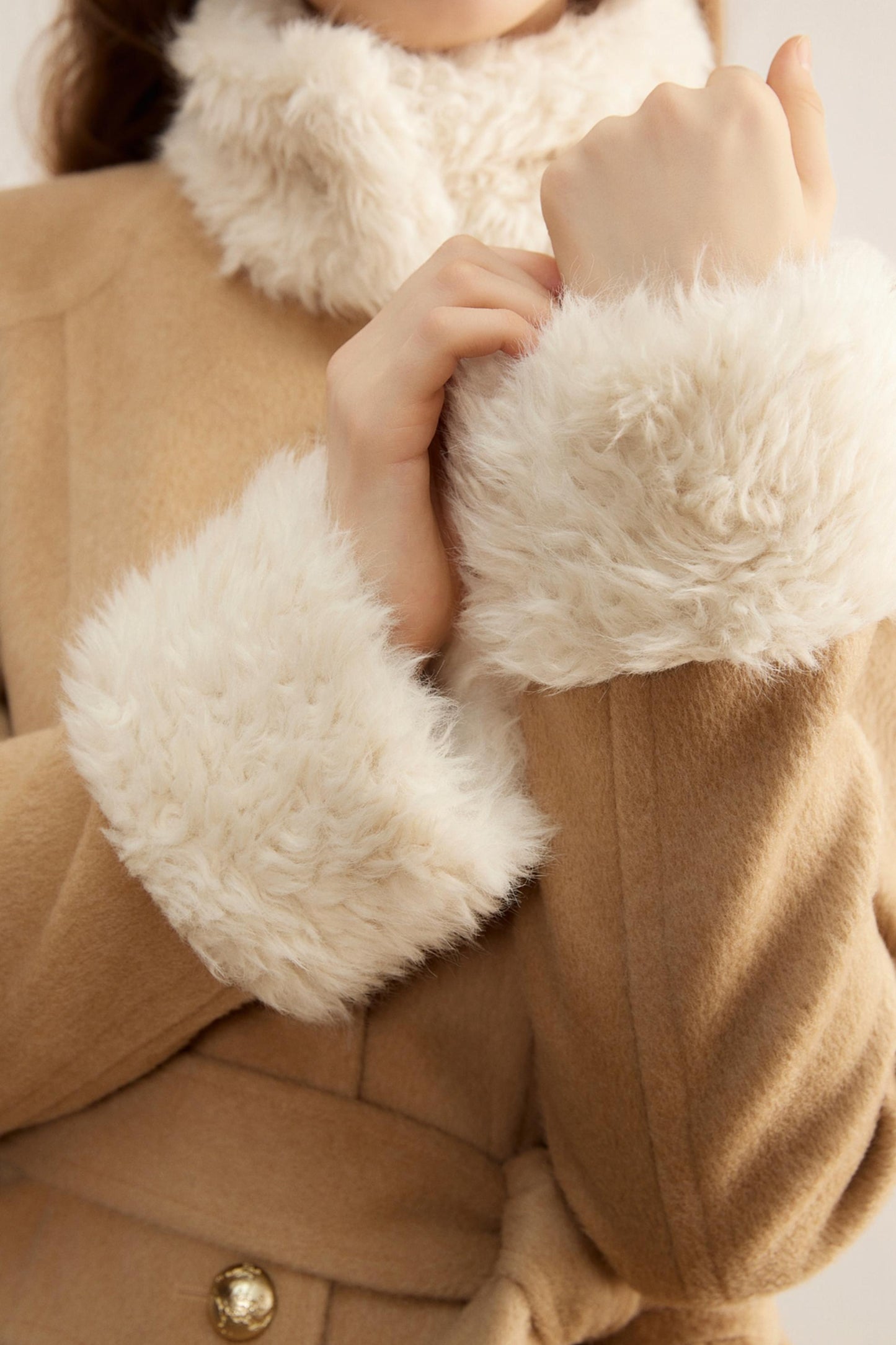 Winter Retro Lambswool Patchwork Jacket