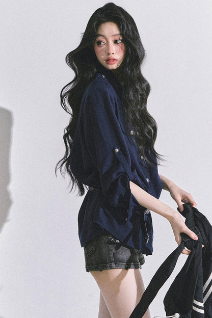 Autumn White Polo Shirt & Pants Set-Up