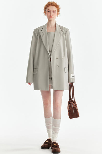 Fashionable Layered Suit Jacket Set-Up