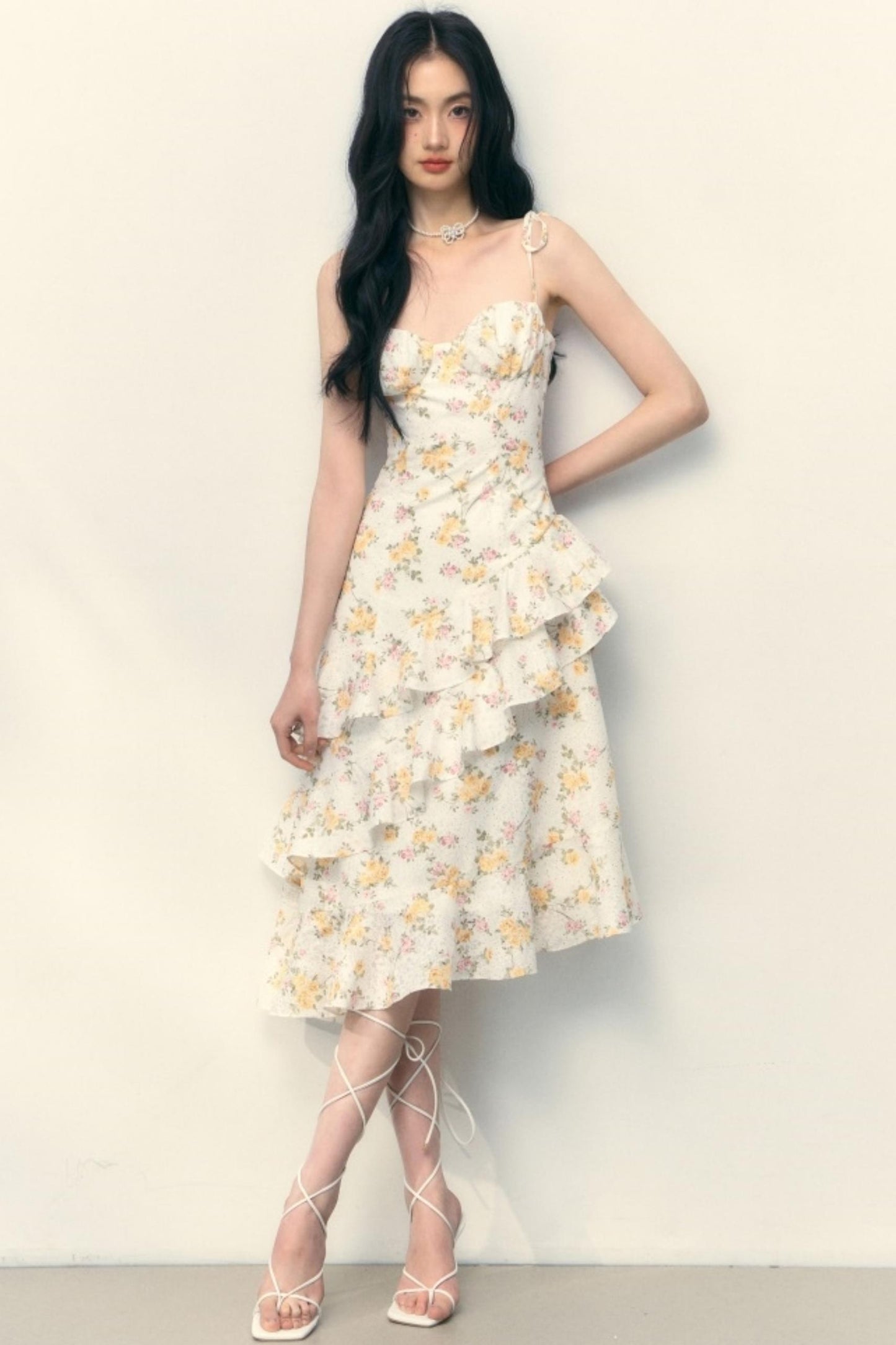 Yellow Rose Cami Dress