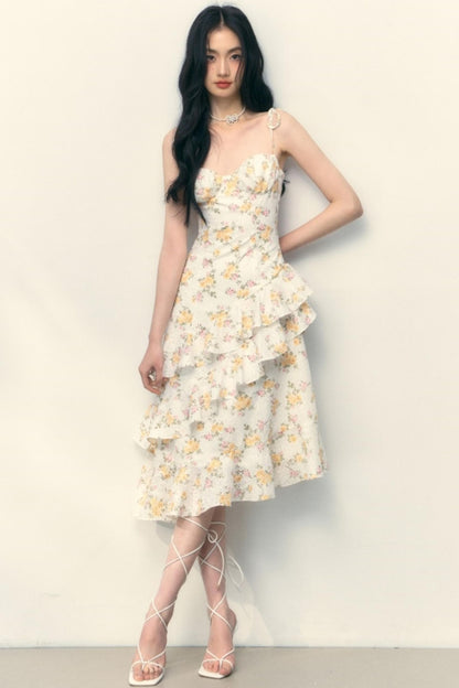 Yellow Rose Cami Dress