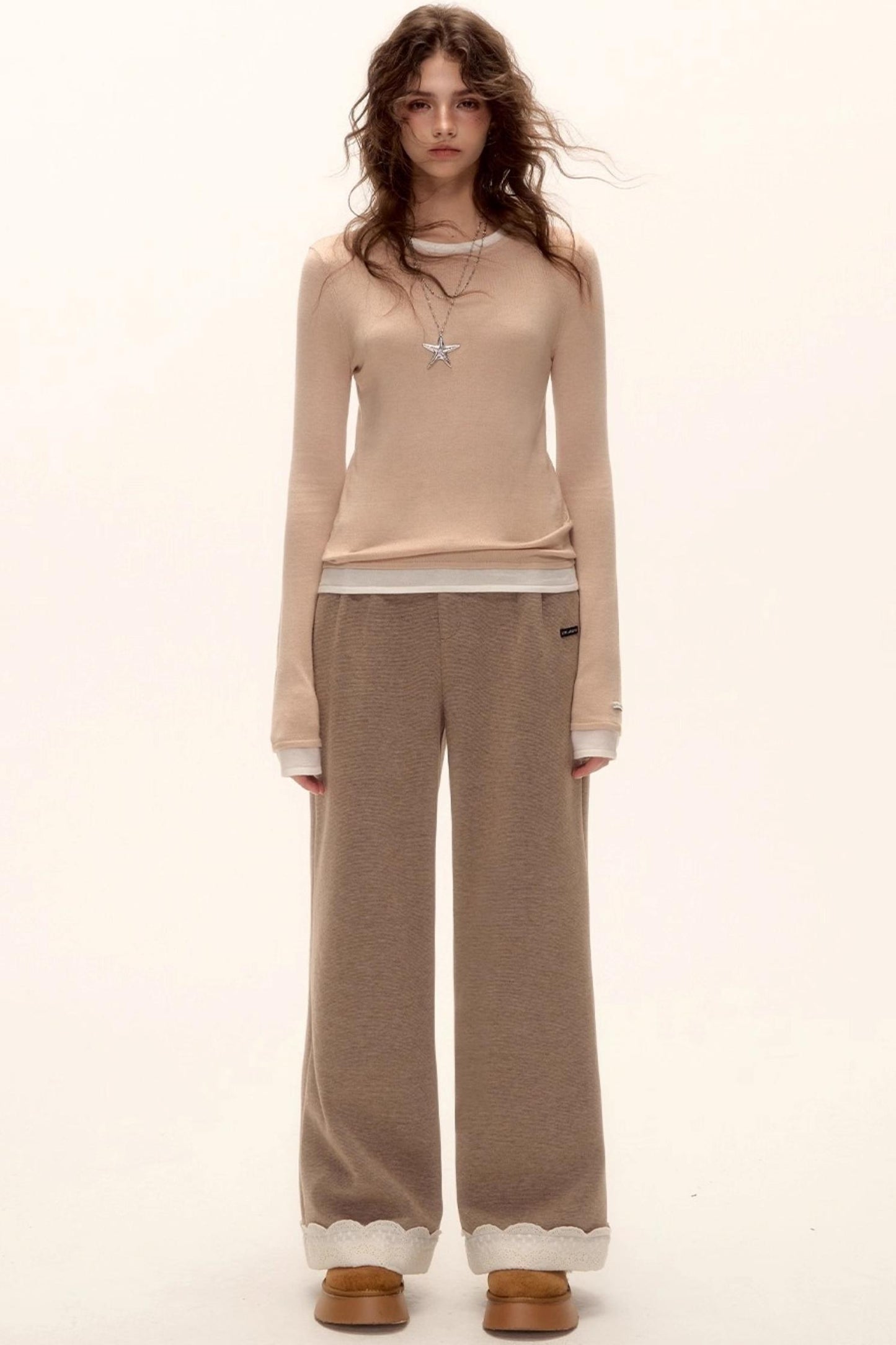 Color-Blocked Wool Cashmere Sweater