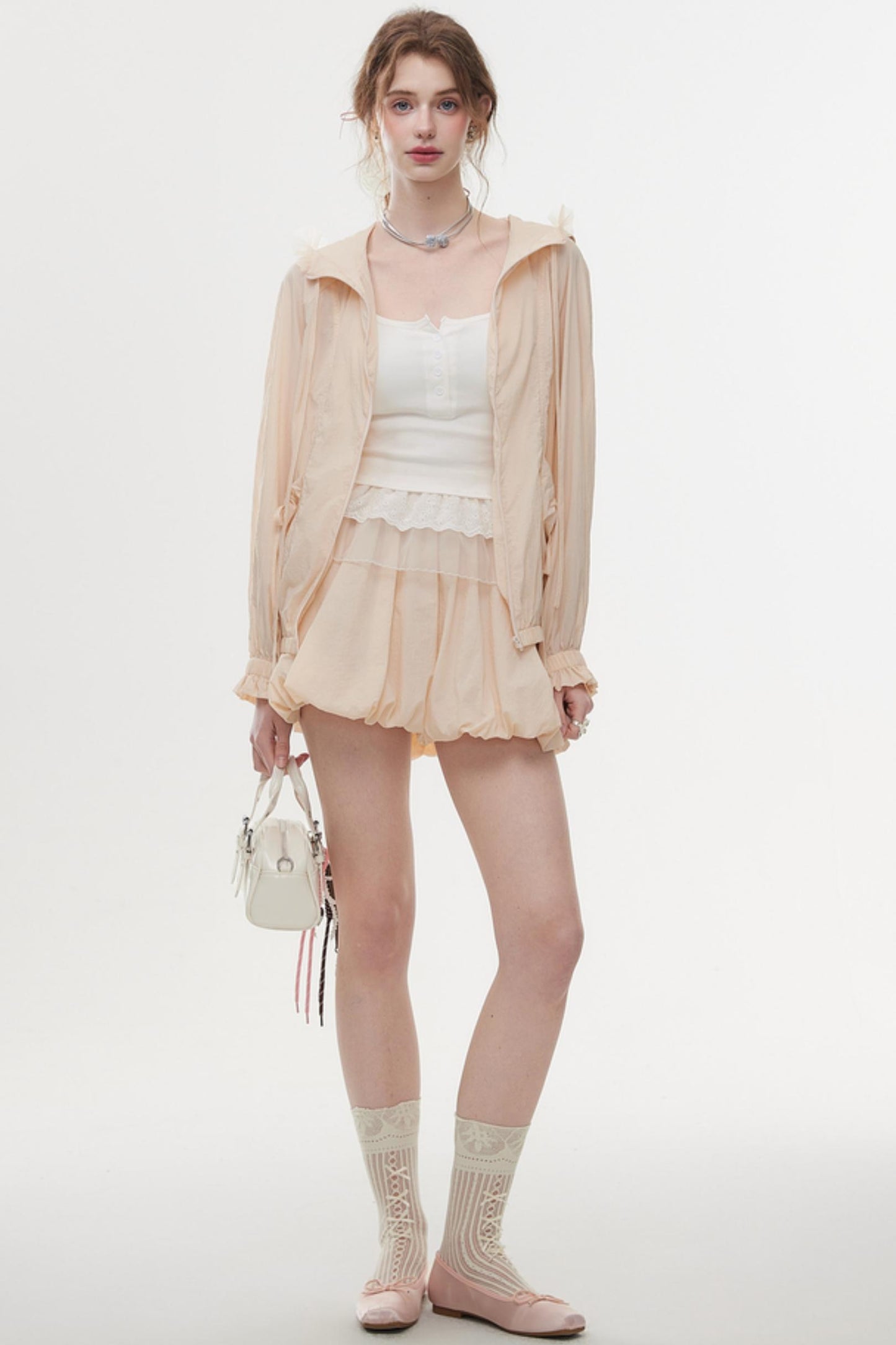 Elegant Fluff A-Line Skirt