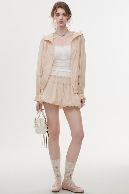 Elegant Fluff A-Line Skirt