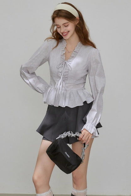 Autumn Lace A-Line Skirt