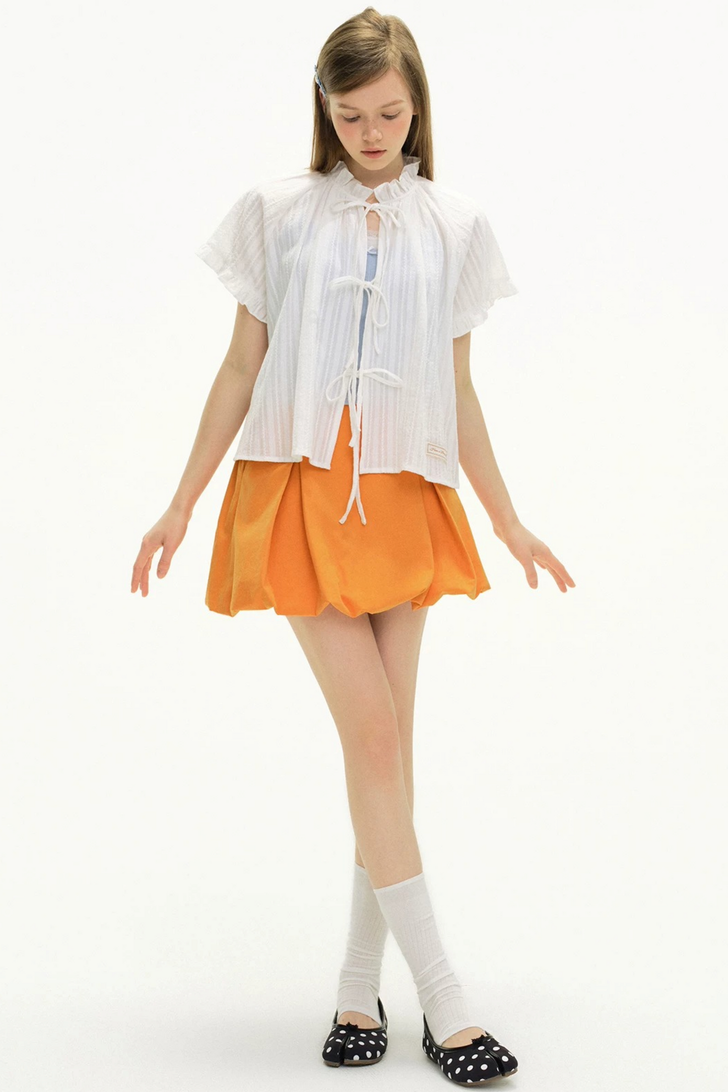 Love Thoughts Ruffled Edge Top