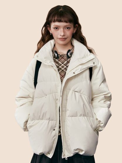 Long-sleeved Loose Down Jacket