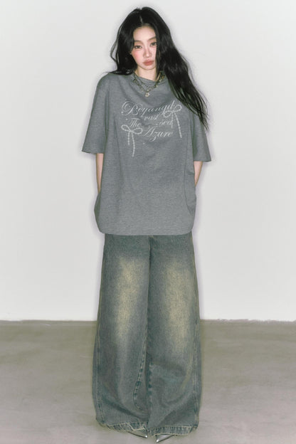 Classic Wide-Leg Jeans Pant