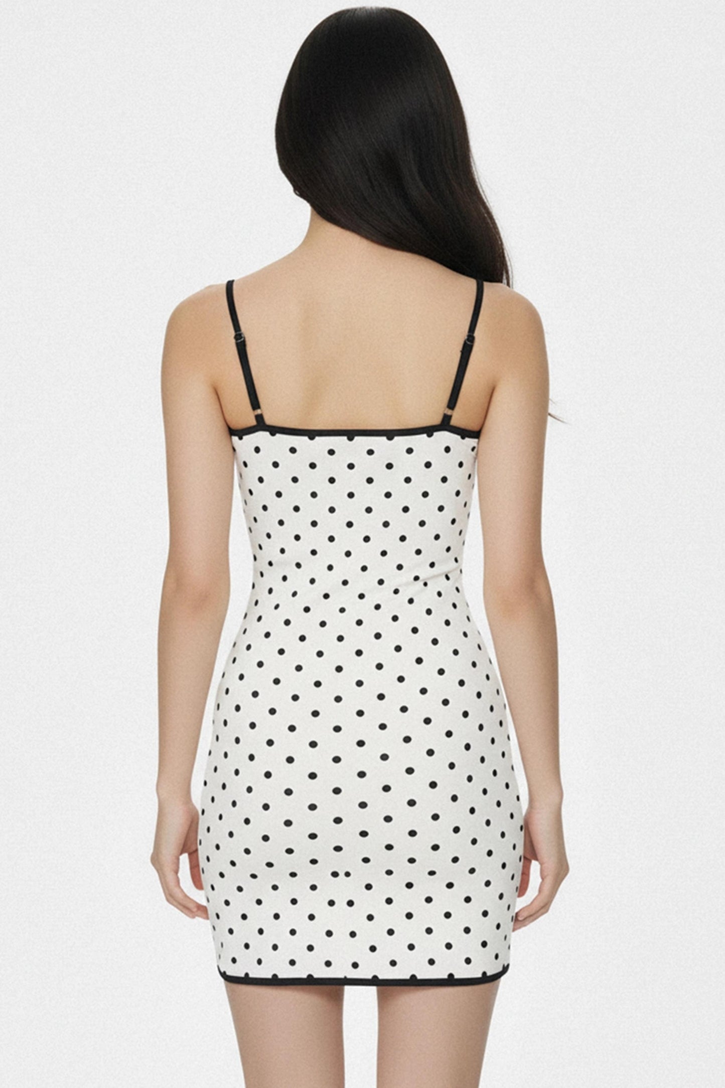 Retro Polka Dot Slip Dress
