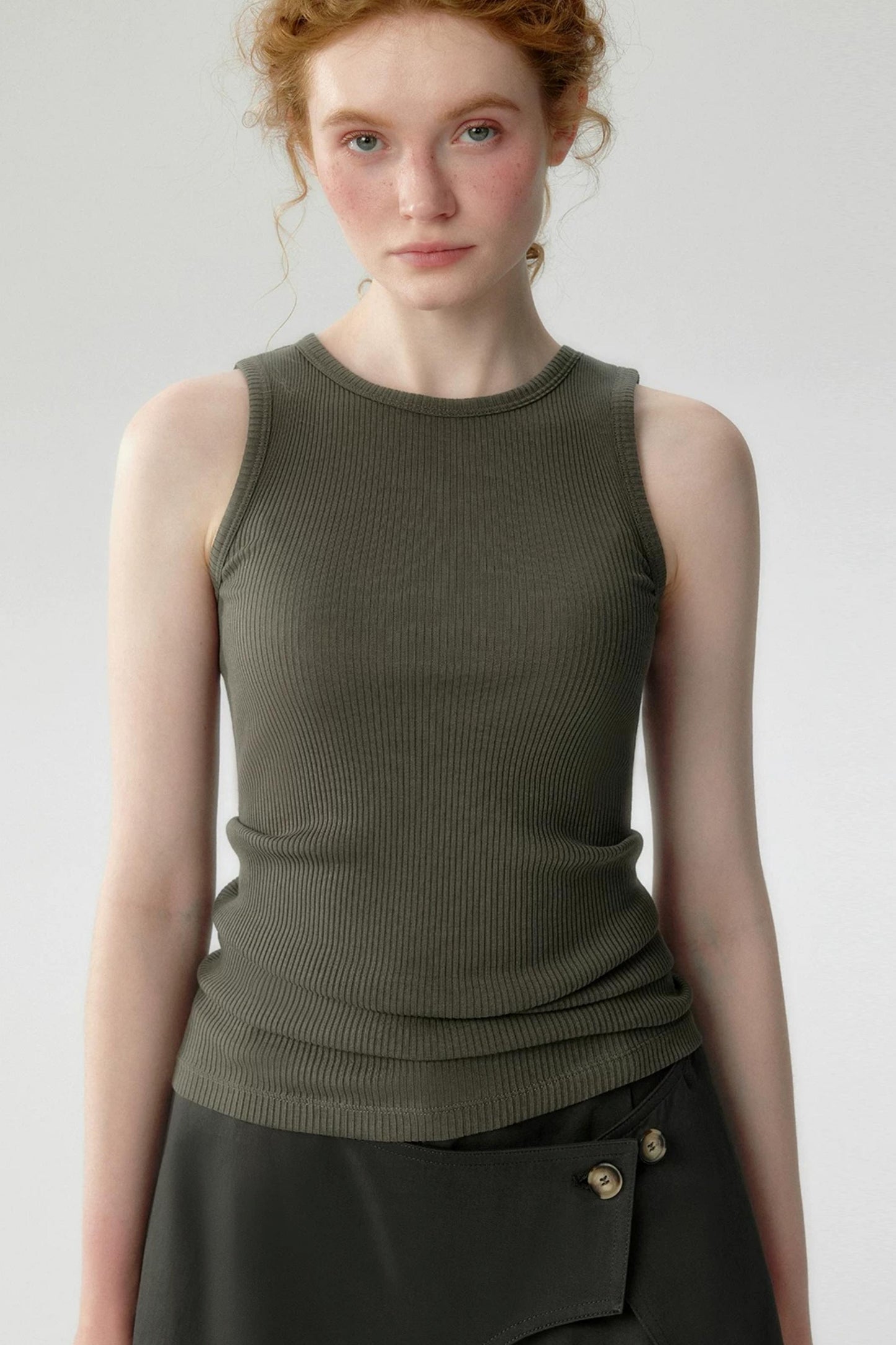 Lyocell Stretch Knitted Vest