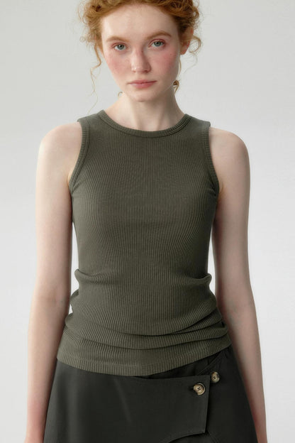 Lyocell Stretch Knitted Vest