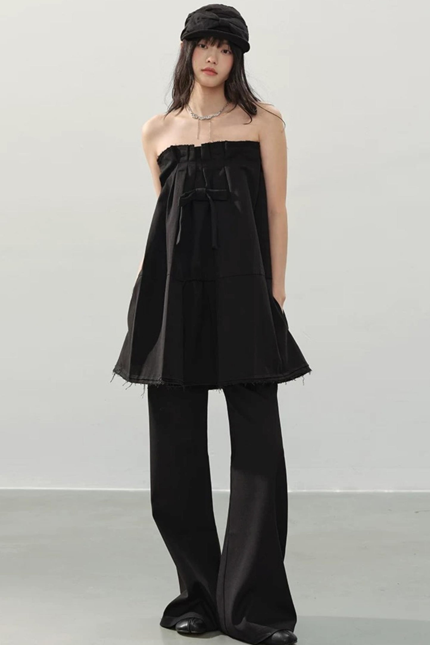 Midnight Love Bow Dress