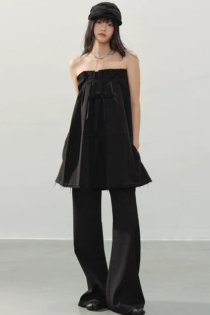 Midnight Love Bow Dress