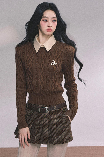High Intelligence Knitted Top