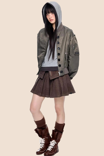 Stand Collar Retro Jacket