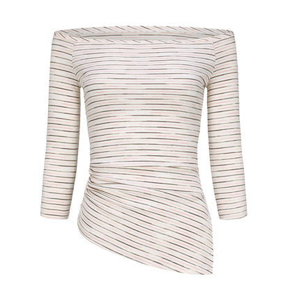 Irregular Stripe Top
