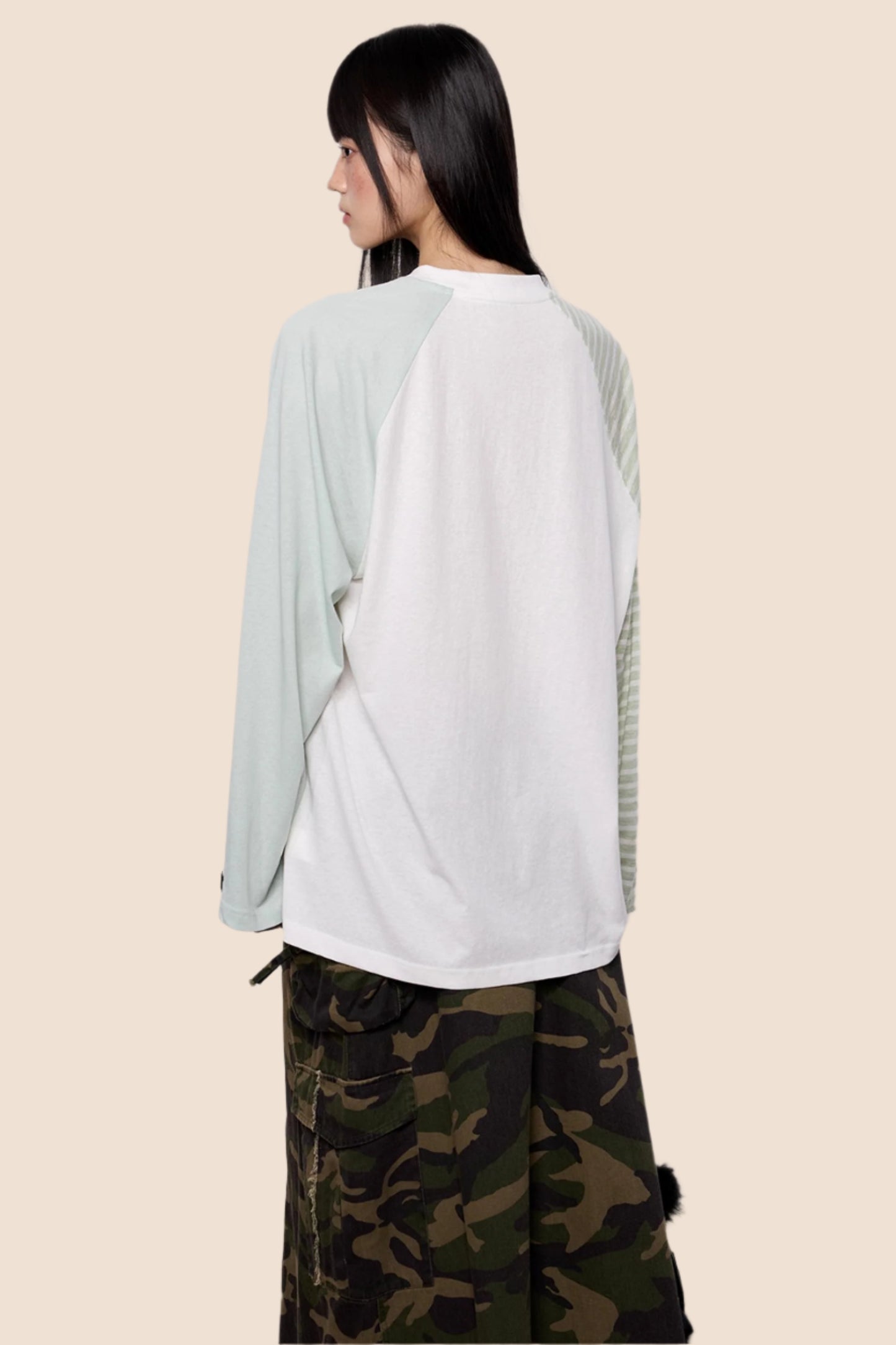 Summer Stripe Long Sleeve T-Shirt Top