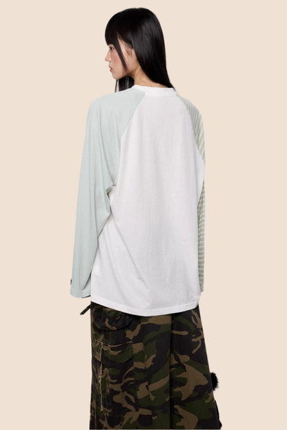 Summer Stripe Long Sleeve T-Shirt Top