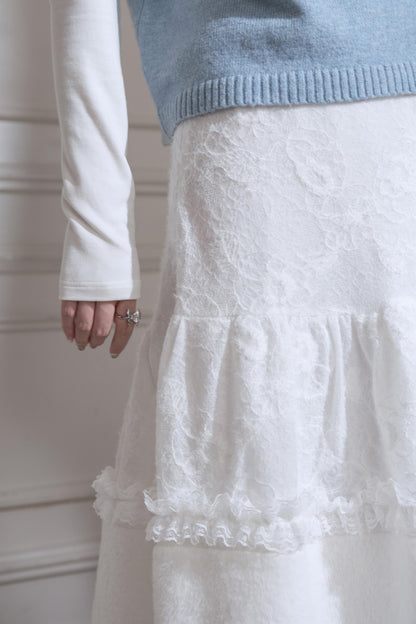 First Snow Lace Skirt