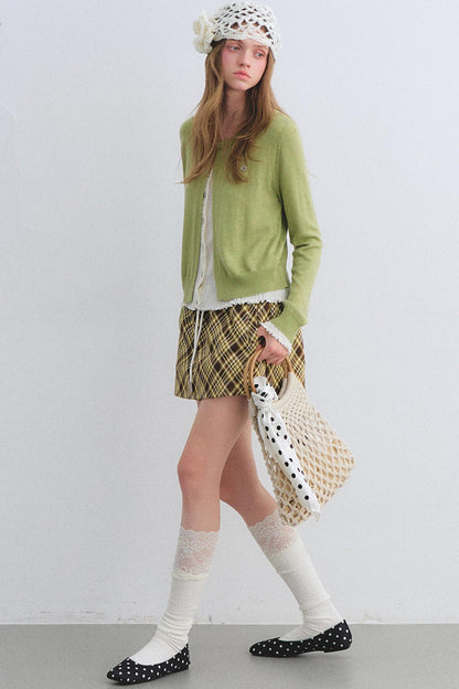 Sweet and Spicy A-line Mini Skirt