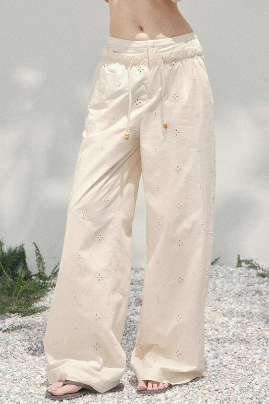 Light Mist Wide-Leg Pants