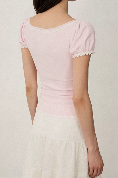 Embroidered Jacquard A-Line Skirt