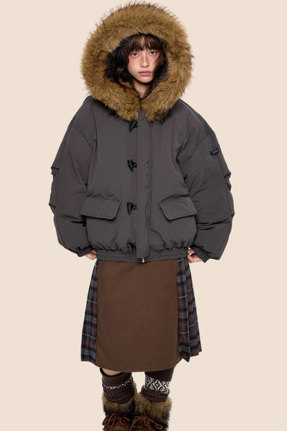 Vintage Cargo Down Jacket