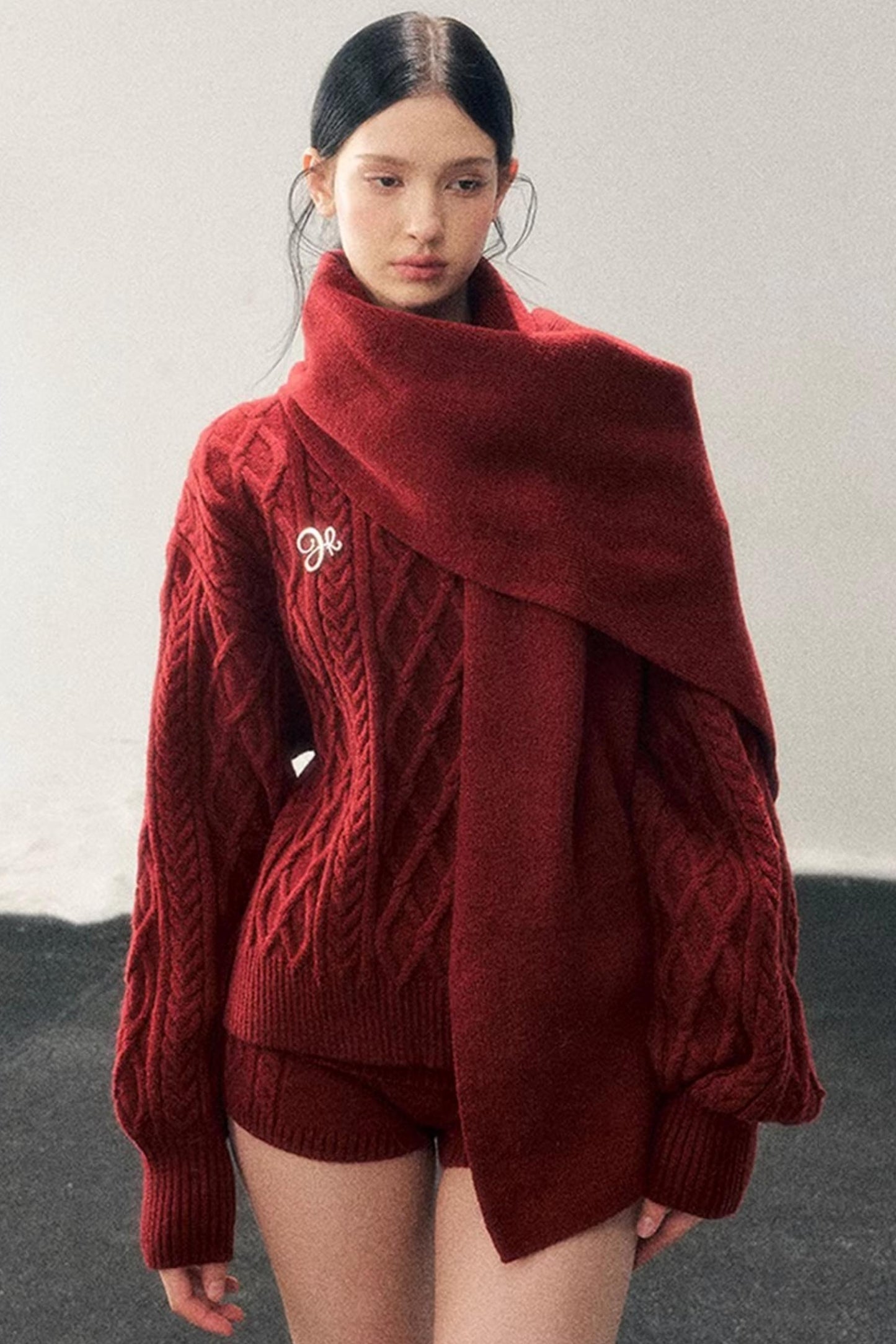 Zurich Knit Sweater Shorts Set-Up