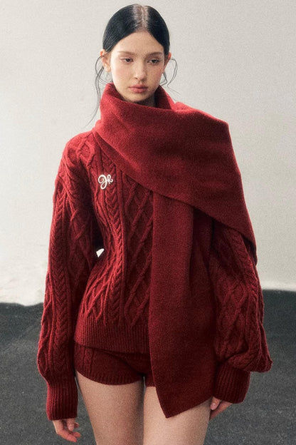 Zurich Knit Sweater Shorts Set-Up