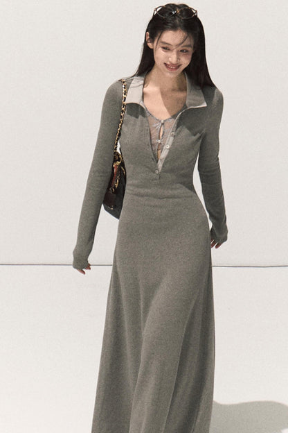 Smoke Cinched Waist Dress