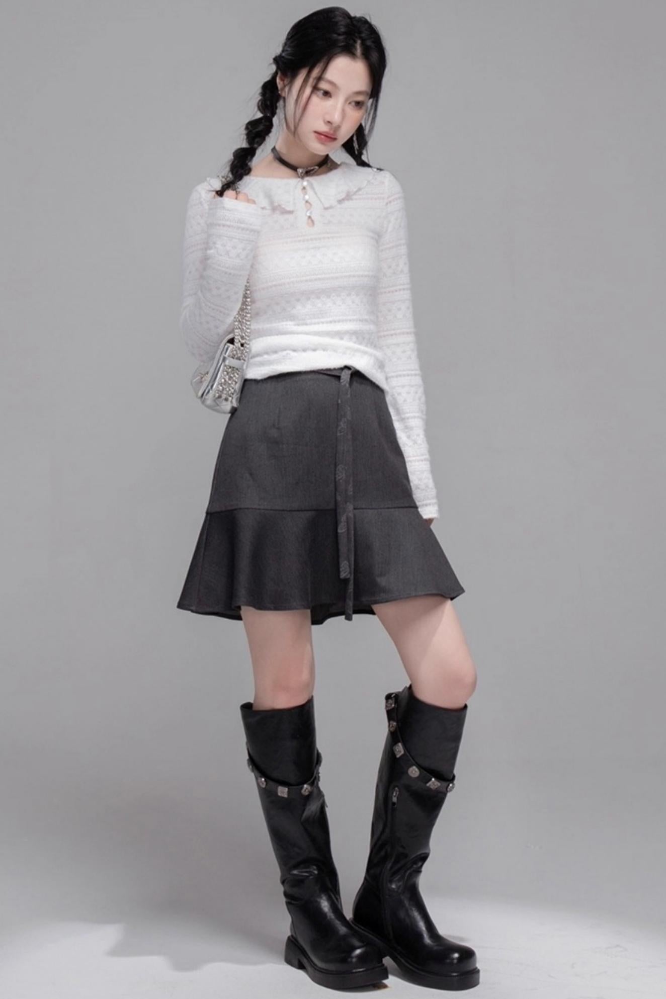 Lotus Leaf Collar Base Layer Top