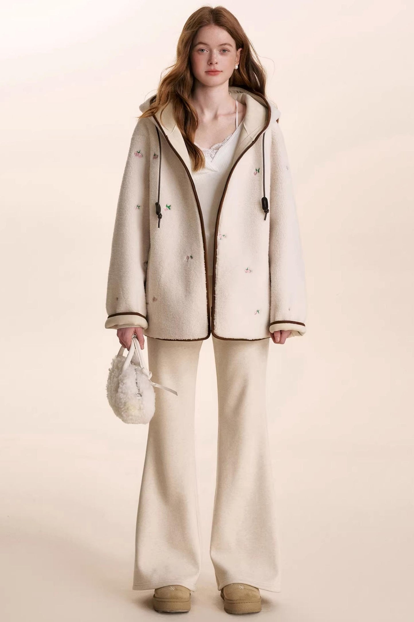 Cashmere Blend Flared Sweatpants