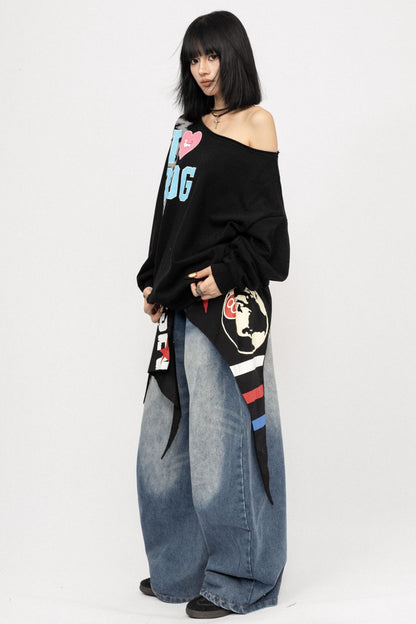 American Retro Denim Pants