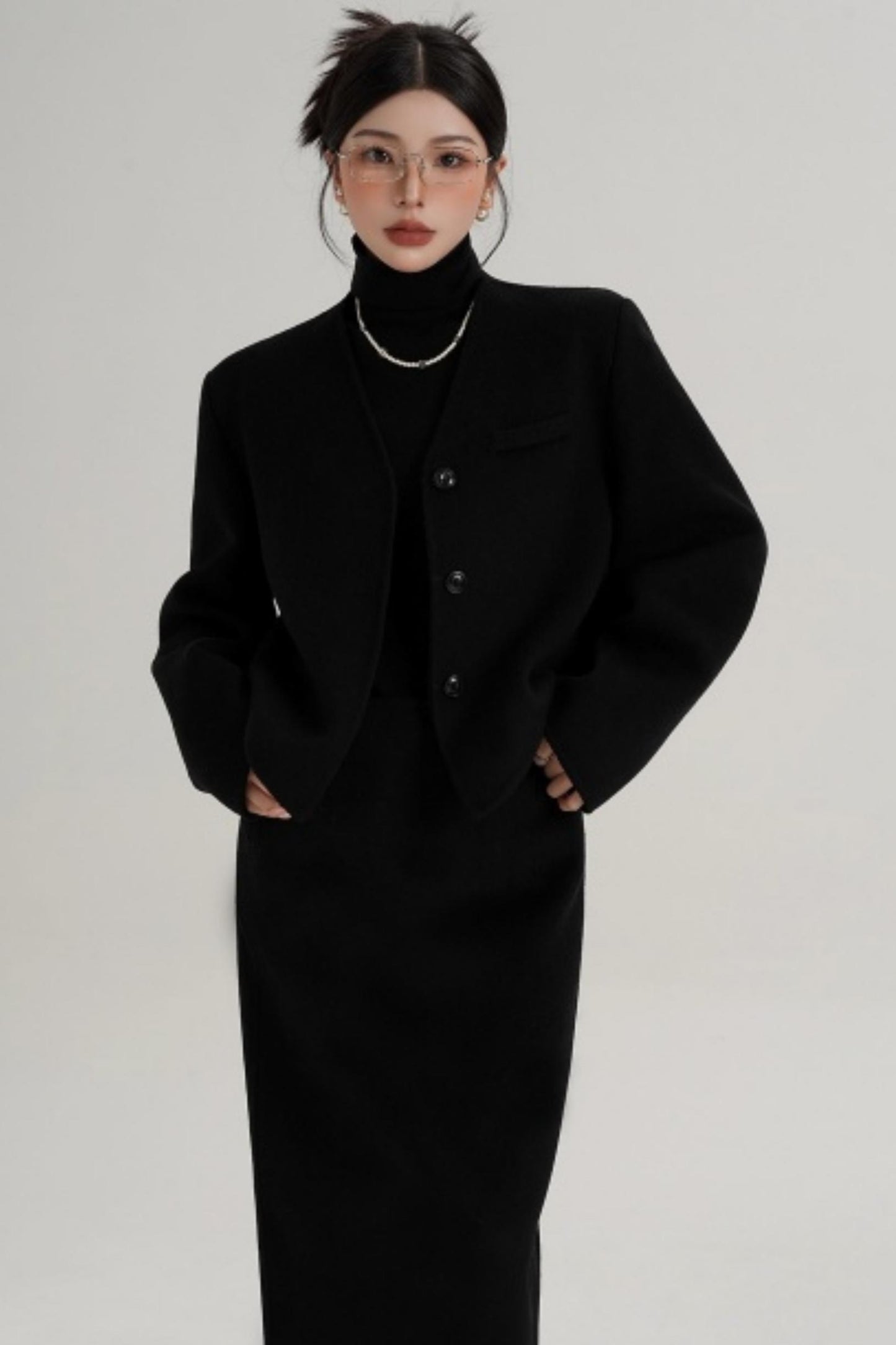Double-Sided Woolen Coat