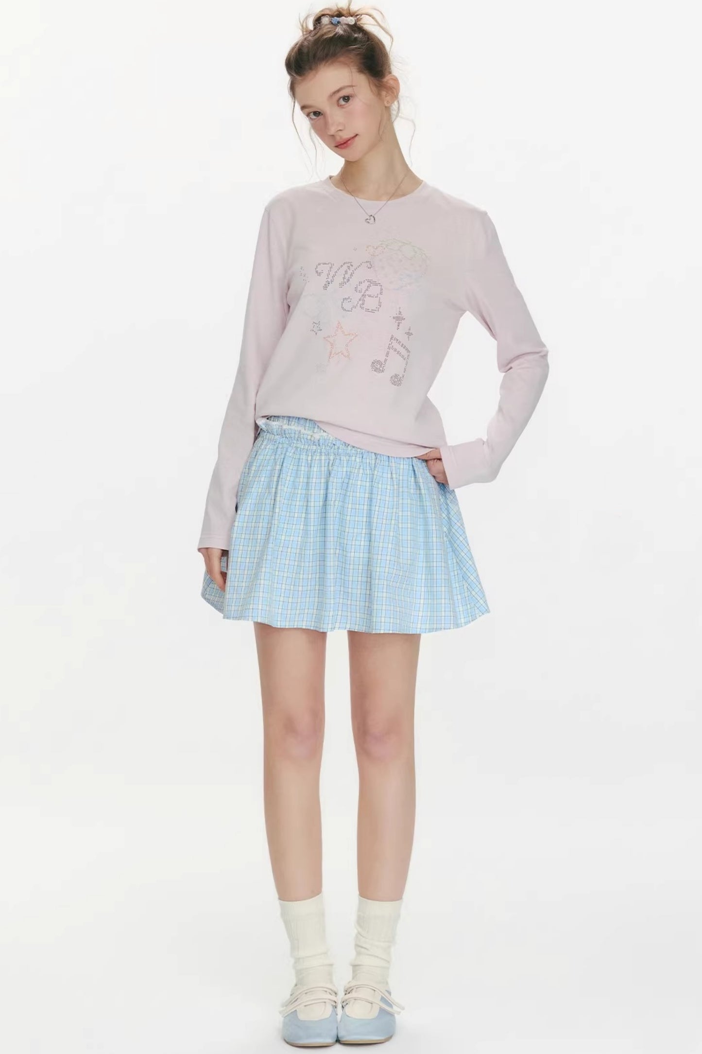 Berry Waltz Printed Thin T-Shirt