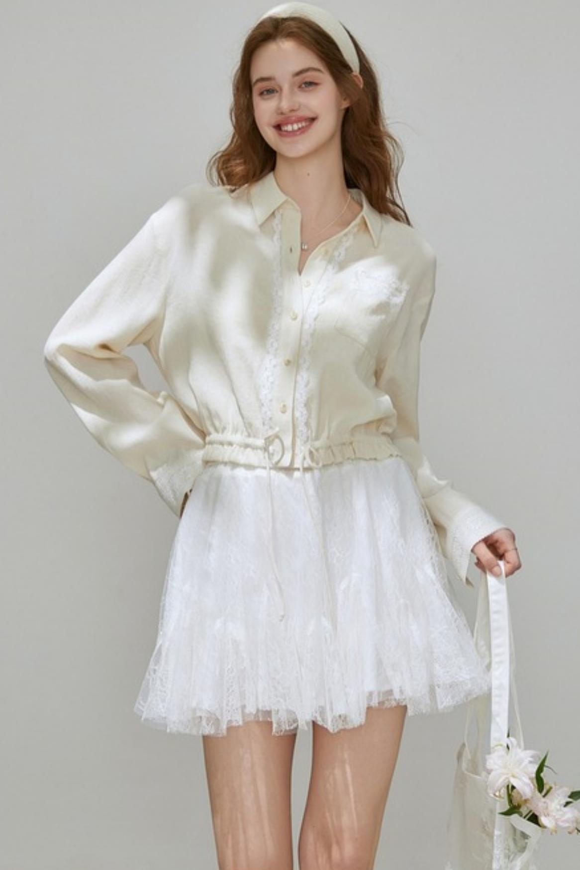 Fall Lace Commuter Shirt