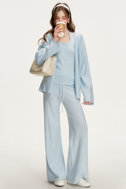 Strick-Neckholder-Cardigan-Weste-Setup