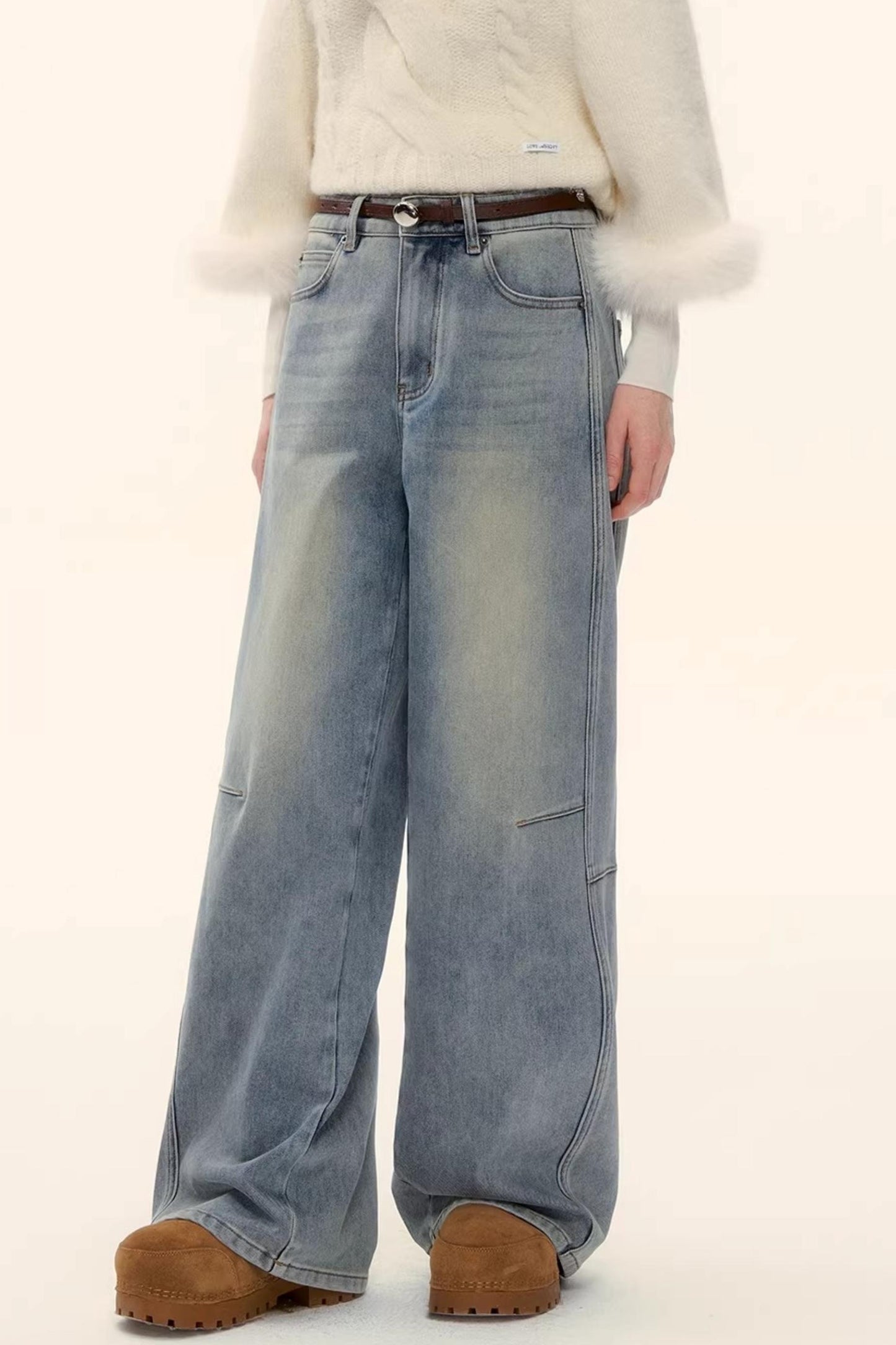 Light Blue Vintage Denim Pants