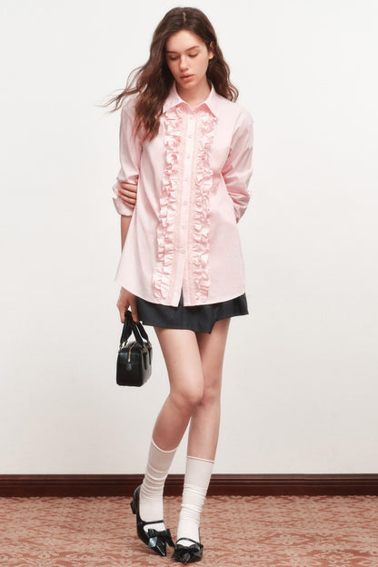 Lotus Lace Long-Sleeved Shirt