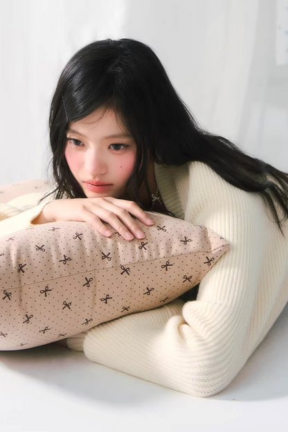 Striped Knit Cardigan Set