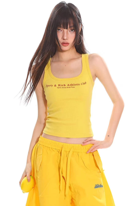 Letter Print Camisole Top